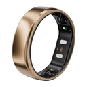  Smart Ring(Size 8, Gold) | 10-Day Battery Life, Fitness/Sleep/Stress/HR Tracker for Women&Men, No App Fee for Standard Features,iOS & Android Compatible
