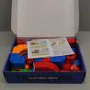 KlickRail Electric Train Set Flexible Race Track for Kids 4 6 7 8, 48 Pcs Car Track for Toddlers 3-5, Building Toy Train Track Gravity-Defying 3D Embedded Layouts & Motorized Car, STEM Learning Gift