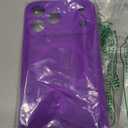 LOVE 3000 Designed for iPhone 17 Pro Max Case, Premium Silicone [Compatible with Magsafe][Soft Anti-Scratch Microfiber Lining] Shockproof Protective Phone Case for Men Women 6.9", Neon Purple