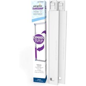 SureGrip Holder Extension Kit - Extends Holder Max Pad Size from 32" x 32" to 44" x 32" for XL/XXL Pee Pad Sizes