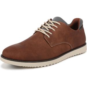Dr. Scholl's Shoes Men's Sync Oxford (12 Wide, Dark Tan Smooth)