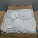 10 Pack White Round Tablecloths, 120 Inch Stain Resistant and Wrinkle Polyester Fabric Washable Table Clothes Cover for Kitchen Dining, Wedding, Reception Banquet, Birthday Party, Buffet Restaurant