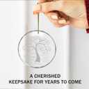 2 x 1st Years of Marriage Gift for Couple,One Years of Marriage Anniversary Crystal Hanging Ornament,1 Years Anniversary Wedding Gift for Wife Husband Her Him