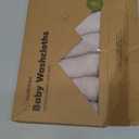 6-Pack Baby Washcloths  Soft Absorbent Viscose from Bamboo Washcloths for Face, Body, Baby Towels for Newborn, Kids, Toddlers, Infant, Gentle on Sensitive Skin, 10x10 Reusable Face Towels (Heather)