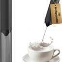 Portable Travel Frother with Case Mini - Rechargeable Handheld Milk Frother with Cover - Coffee Mixer Wand - Wisking Tool Electric Whisk - Coffee Stirrers Electric Whisker - Drink Mixer