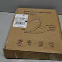 Round Toilet Seat with Quick Release + Soft Close, Easy Clean No Slam, PP Material Safe and White, 16.5 x 14.1 inches