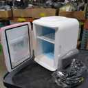 Cooluli Mini Fridge for Bedroom - Car, Office Desk & Dorm Room - Portable 4L/6 Can Electric Plug In Cooler & Warmer for Food, Drinks, Skincare Beauty & Makeup - 12v AC/DC & Exclusive USB Option, Black