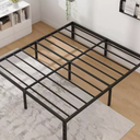 Black Metal Bed Frame 78"by 60" by 18" Unknown brand