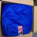 Big Joe Classic Bean Bag Chair for Kids Bedroom and Reading Nook, Easy-Clean Sapphire, Durable Nylon Polyester Blend, 2 feet Refillable, Single