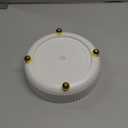 Anyoifax Makeup Perfume Organizer Tray 360 Degree Rotating Lazy Susan Skincare Lotion Organizer Spinning Cosmetics Storage for Dresser, Vanity, Bathroom Countertop, Small Ivory White (9 ")