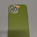 Caseative for iPhone 12 Pro Max Case,Solid Color Full Camera Lens Protection Phone Case (Green)