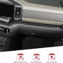 JeCar for Silverado Carbon Fiber Interior Center Console Dash Panel Cover Trim for 2022 2023 2024 2025 2026 Chevrolet Chevy Silverado 1500