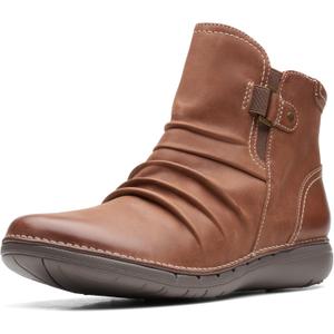 Clarks Womens Un Loop TopAnkle Boot (Brown) 9.5
