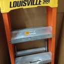 Louisville Ladder 4-Foot Fiberglass Step Ladder, 300-Pound Load Capacity, Type IA, L-3016-04