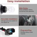 Tail lights Assembly Compatible with Honda Odyssey 2014-2017 OE Style Rear Left Outer Light Taillights Replacement for HO2804104 33550TK8A11