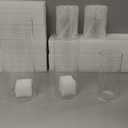 18 Pack Glass Cylinder Vases Set, 6,8,10 Inch Clear Cylinder Vases Candle Holder for Centerpirces Decoration, Tall Clear Flower Hurricane Candle Holder for Wedding Party Home Decor