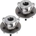 PAROD - 2PCS 515007 Front Wheel Hub & Bearing Assembly Fit for Dodge Dakota 1997-2004, Durango 1998-2003 4WD; 2-Wheel ABS