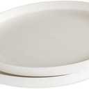 Nordic Ware 10-Inch Meal Plate, Set of 2, White, Microwave Safe Polypropylene