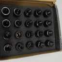 JDMSPEED New Black 20PCS M12X1.5 Cap Spiked Extended Tuner 60mm Aluminum Wheels Rims Lug Nuts