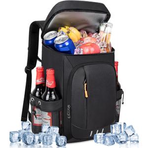 Cooler Backpack - 40 Cans Insulated Leak Proof Backpack Cooler Portable Picnic Camping Beach Hiking BBQ Lunch Bag for Men and Women