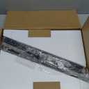 3-Tier End Table Small Side Table Tall Bedside Night Stand with Storage Sofa Side desks for Living Room Bedroom Office Bathroom Small Space Black ET-03BK