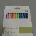 Mr. Pen- Retractable Gel Pens, 12 Pack, Black Ink Gel Pens, Pastel Barrels, Fast Dry, Gel Pen Fine Point 0.7mm