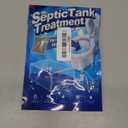 Vacplus Septic Tank Treatment 12 Pcs for 1-Year Supply, Dissolvable Packs with Easy Operation, Durable Biodegradable Enzymes for Wastes, Greases & Odors, Brown, 3x Efficiency