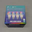 Kasa Smart Light Bulbs, Full Color Changing Dimmable Smart WiFi Bulbs Compatible with Alexa and Google Home, A19, 9W 800 Lumens,2.4Ghz only, No Hub Required, 4 Count (Pack of 1), Multicolor (KL125P4)