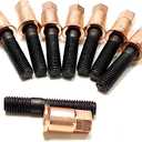 M8x45 Stud Bolt & Nut Kit for Buick Encore for Chevrolet Cruze Sonic Trax 4CYL1.4L 90500560, 8 Pieces