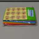 Future Life 60 pcs Solid Color Party Favor Paper Bags, 5.2 * 3.2 * 9.6 Inch, Food Safe Kraft Paper and Ink, Natural (Biodegradable), Vivid Colored Gift Bags, Give Away Bags.