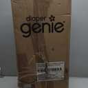 Diaper Genie Platinum Pail (Sage Green) is Made in Durable Stainless Steel and Includes 1 Easy Roll Refill with 18 Bags That can Last up to 5 Months.