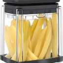 French Fry Cutter, Solucky Potato Onion Cutter, Professional Homestyle Vegetable Chopper Dicer, Great for Potatoes Carrots Cucumbers Zucchini Peppers 3/8 inch Blade(Only 1 Blade) (Charcoal)