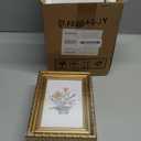 BESCRCL 4x6 Picture Frame Gold with Real Glass, Ornate Vintage 4 x 6 Photo Frames for Wall and Tabletop Display, Set of 4