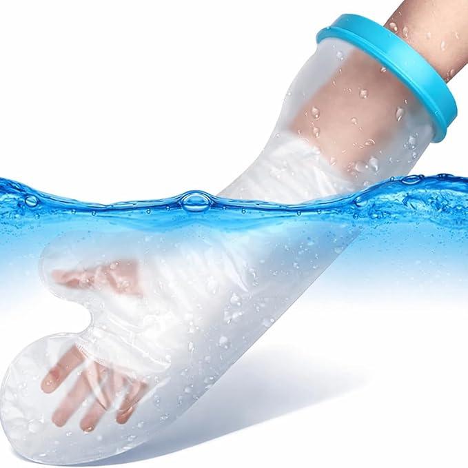 Waterproof Cast Cover for Shower Arm Adult  Medical Grade Material Hand Wrist Elbow Protector  Watertight Bandage Bag for Wound Care Recovery  Broken Arm Must Haves Post Surgery Gift [2026 Upgrade]