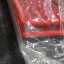 Fitted Christmas Tablecloth with Elastic Edge, Table Cover, Vinyl Flannel Backed Tablecloth Fits 45"-56" Round Tables for Christmas Dinner