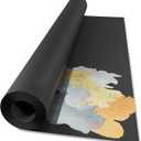 Large Black Drawing Paper Roll (23x50.25, 200gsm) - Premium Art Paper for Drawing and Painting - Great for Classrooms and Creative Projects