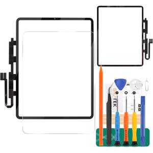 SRJTEK for iPad Pro 12.9 5rd 2021 Screen Replacement for iPad Pro 12.9 6th LCD Screen 2022 A2436 A2437 A2764 Display Digitizer Repair Kit Black (Without LCD)