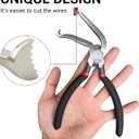 Electrical Disconnect Pliers, Anti-Slip Grip Automotive Electric Connector Pliers Fuel Line Disconnect Repair Tools (1pcs Straight 1pcs 60Bend)