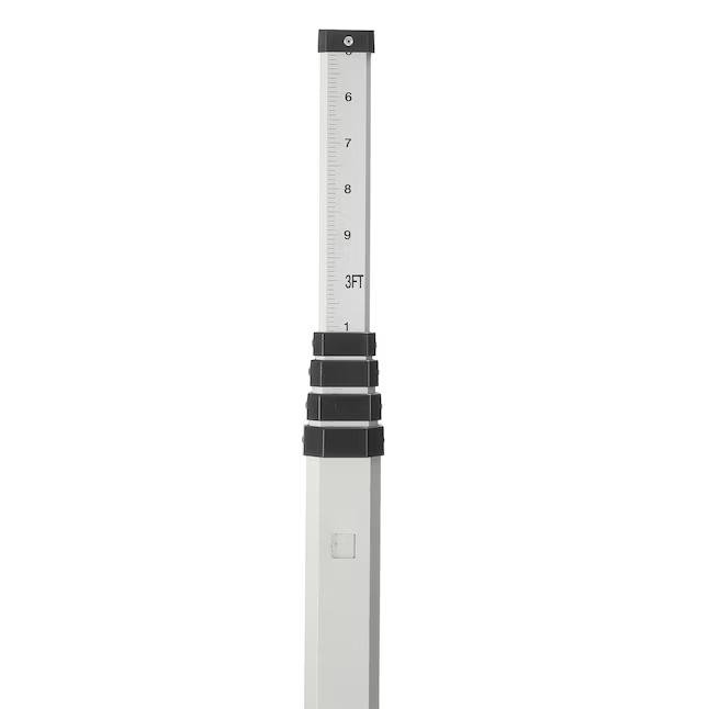 AdirPro 9 FT 10Th 3 Section Aluminum Grade Rod Telescoping Aluminum Grade Rod