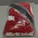 Ahititi Mrs Claus Costume for Women Adult Christmas Miss Santa Claus Dress Red Long Sleeve Cosplay Party Plus Size Outfit (XX-Large)