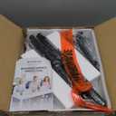 Yoobure Coat Rack Freestanding with Natural Marble Base - Coat Tree with 8 Hooks Heavy Duty Coat Hanger Stand, Metal Coat Rack Stand for Jacket, Hat, Clothes & Bag, Hall Tree Hat Rack for Entryway (Black)