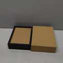 3 Picture Frame 5x7 Black Triple Hinged MDF Wood with Glass Front Three Opening Photo Frame Stand Vertical on Tabletop
