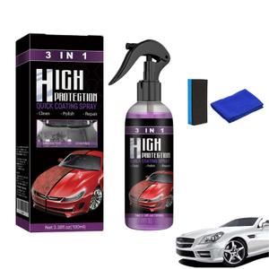 P40 Car Scratch Quick Repair Nano Spray,2025 New Nano Car Scratch Remover,Quick Scratches Repairing Polish Spray,Multifunctional Coating Renewal Agent Spray for All Cars & Surfaces(100 ML Set), Best By: 02/17/2028