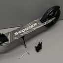 Scooters for Kids 8-12, Teens & Adults - Lightweight, Foldable, 8-Inch Big Wheels, Hand Brake & Bell, 4 Adjustable Height Levels, 240 lbs Max Load, Perfect for School, Campus and Park Rides (Black)