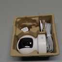 Kasa 2K+ Indoor Pan/Tilt Wired Security Camera - Works as a Baby Monitor & Pet Camera, Motion Detection & Tracking, 2-Way Audio, Night Vision, Subscription-Free Local Storage or Optional Cloud, KC410S (White)