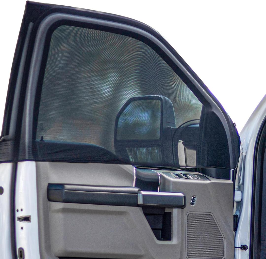 Large SUVs Compact Vans Front Window Screens for Camping Front Window Sun Shade Driver Side Window Bug Screen No Biting Bugs