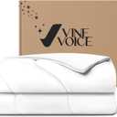 Cooling Blanket Comforter Hot Sleepers -Twin/Twin XL Duvet Insert, Double-Sided Cool Bedding for Night Sweats, Summer Lightweight Breathable Comforter(68 * 90inch, Arctic White) (Twin / Twin XL (68"x90"))