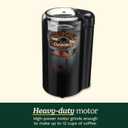 Cuisinart Coffee Grinder, One Touch Control Coffee Bean Grinder with Stainless Steel Bowl and Blades, 2.5 oz/70g Capacity Enough for 12 Cups, On/Off Switch with Safety Interlock, DCG-20BKN, Black
