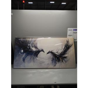 Suconvng Canvas Wall Art Decor Painting Abstract Flying Eagle Wall Art For Living Room Print Abstract Wall Decor Picture For Bedroom Home Office Artwork Ready To Hang 24 × 48 Inches