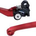 New CNC Motorcycle Billet Foldable Pivot Clutch Brake Lever Handle For CR125R CR 125 R 04-07 CRF250R CRF 250 R CRF450R 04-06 CRF250X 04-17 CRF450X 05-17 Dirt Bike pit bike